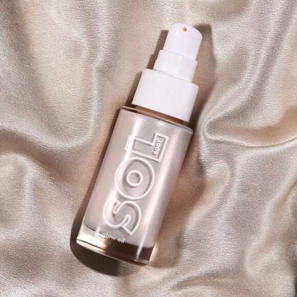 NWT SOL Body x ColourPop Body Glitter Glow Oil Mini - Moonstone - Picture 5 of 6